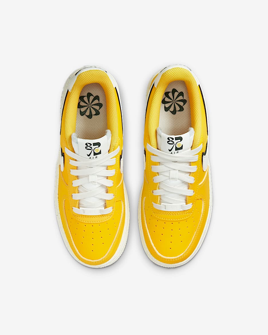 Nike air force 1 junior yellow online